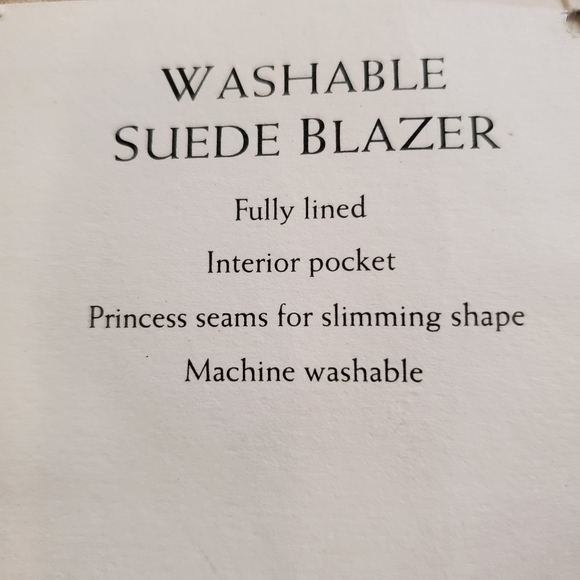 NWT Beige Suede Jacket - Picture 10 of 16